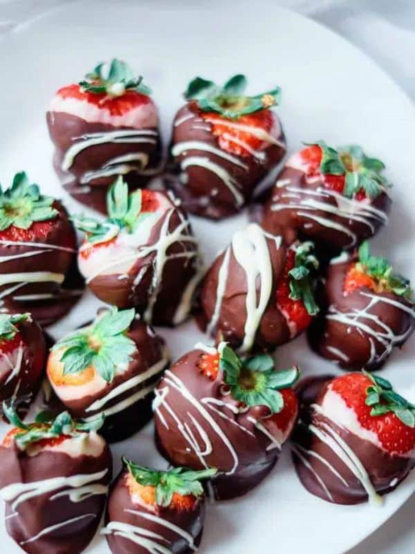 Instant Pot Chocolate Covered Strawberries (GF, Vegetarian)