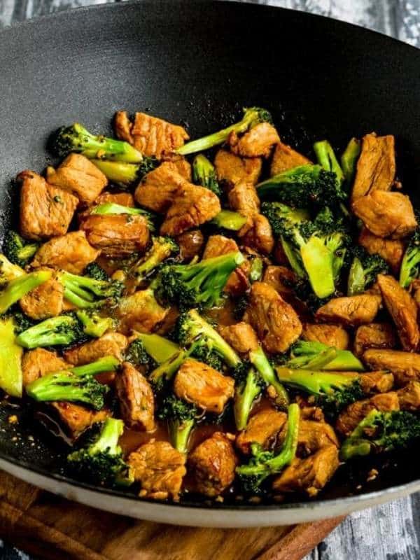 Pork and Broccoli Stir-Fry with Ginger