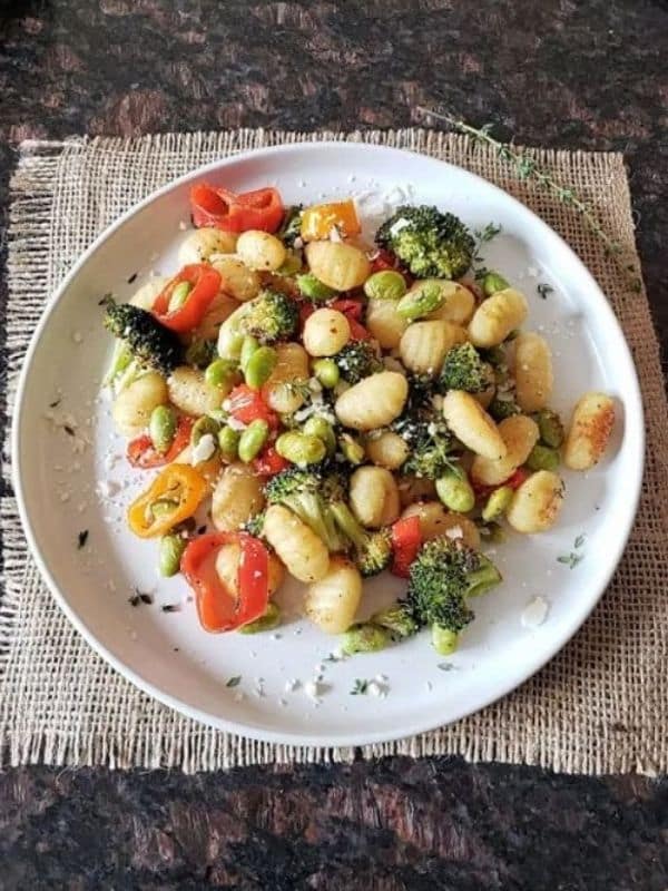 Vegan Sheet Pan Gnocchi and Vegetables