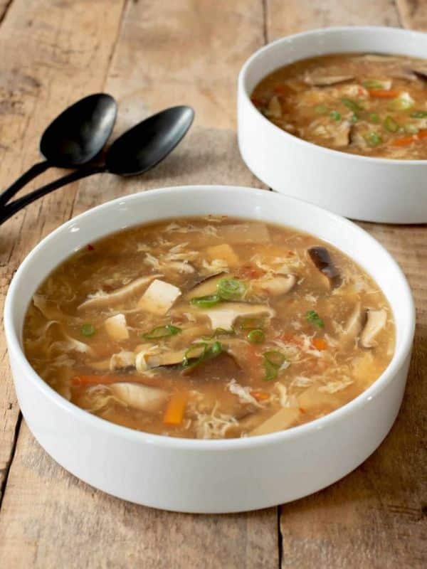 Vegetarian Chinese Hot and Sour Soup