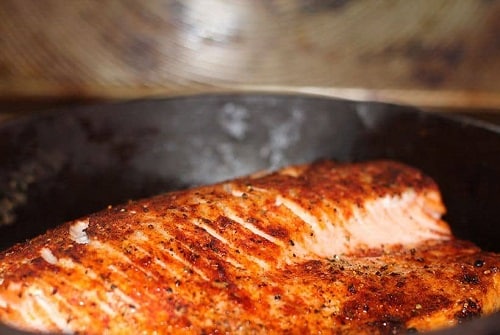 Broiled Salmon (No Oil)