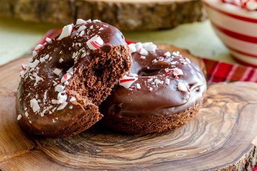 Chocolate Christmas Donuts
