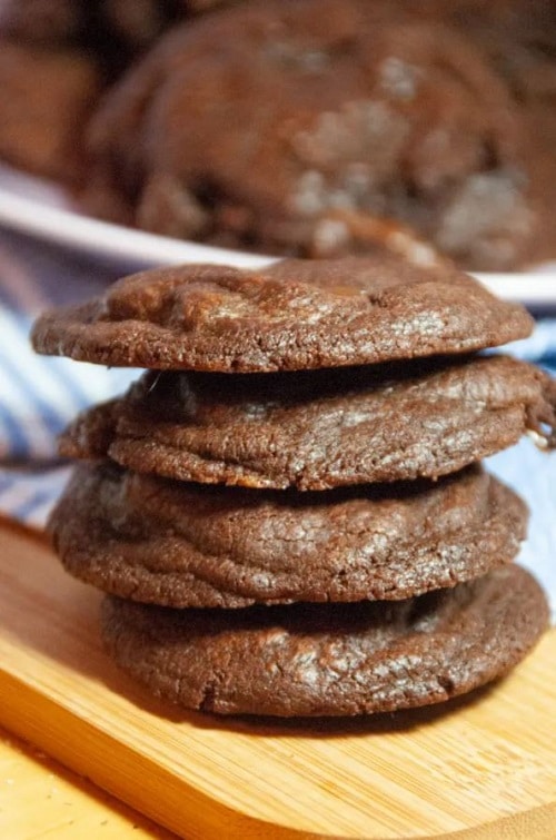 Chocolate Cookie Recipes Double Chocolate Cookies Stuffed with Caramel