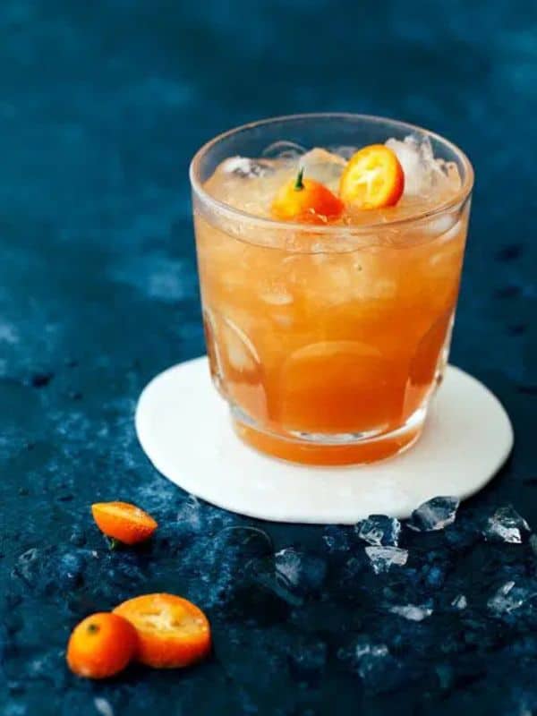 Non-Alcoholic Cocktail Earl Grey Mocktail With Grapefruit And Honey