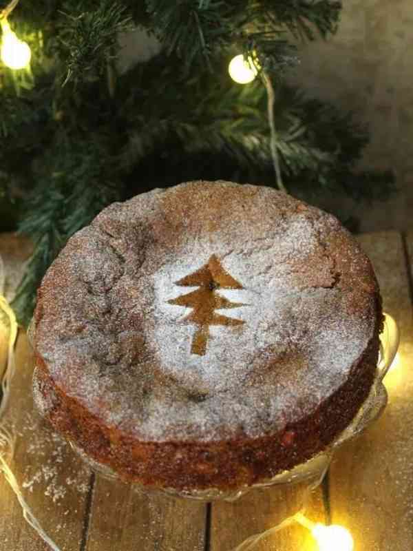 Eggless Whole Wheat Christmas Fruit Cake, No Alcohol, Vegan