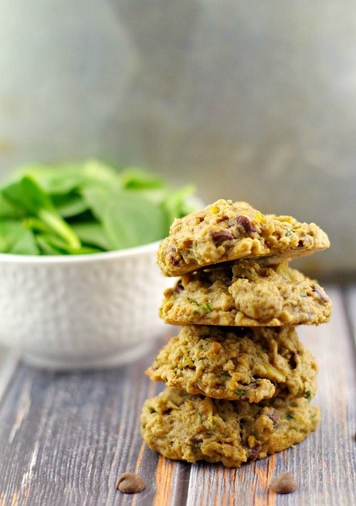 Healthy Chocolate Chip Spinach Cookie Recipe