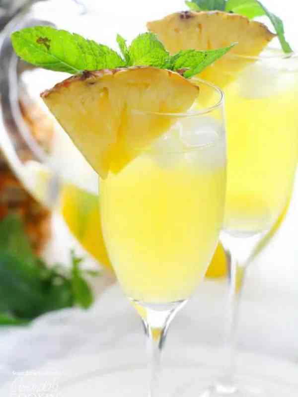 Pineapple Prosecco Punch