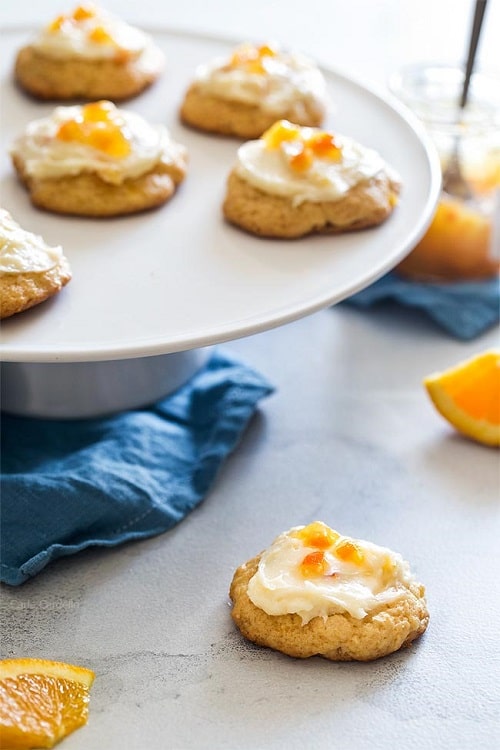Small Batch Soft Orange Cookies