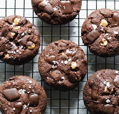 Chocolate Cookie Recipes Vegan Chocolate Hazelnut Cookies (Flourless)