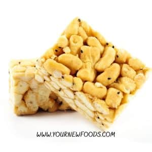 Chinese Peanut Sesame Ginger Brittle