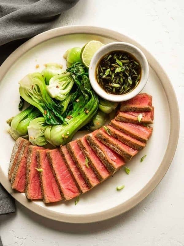 Air Fryer Tuna Steaks Recipe​ With Lime Dipping Sauce