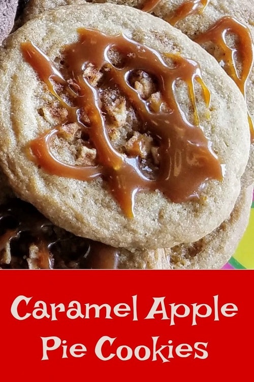 Apple Cookie Recipes Caramel Apple Pie Cookies