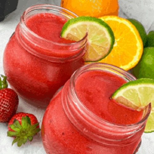 Delicious Frozen Strawberry Margaritas