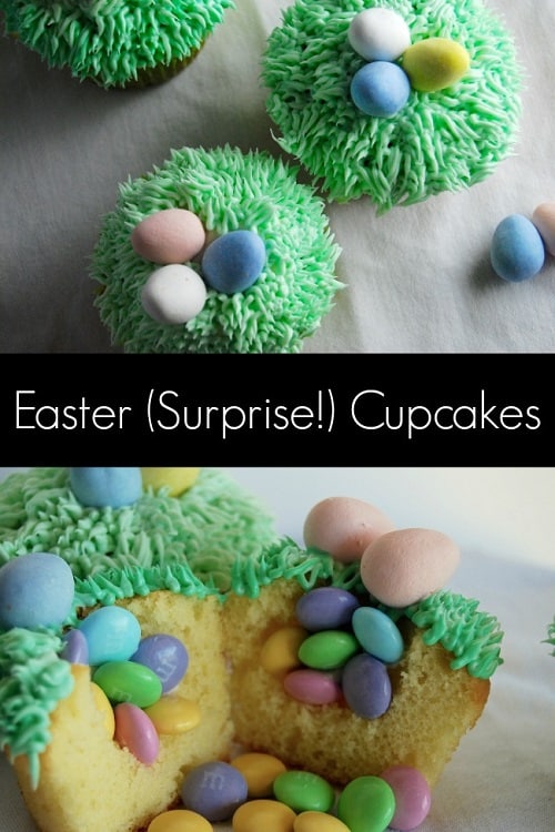 Easter Surprise Cupcakes