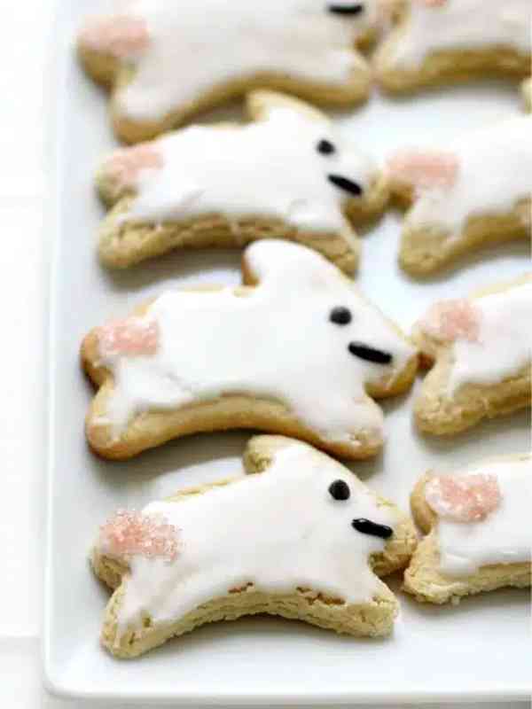 Gluten-Free Easter Bunny Cut-Out Sugar Cookies (Vegan, Allergy-Free)