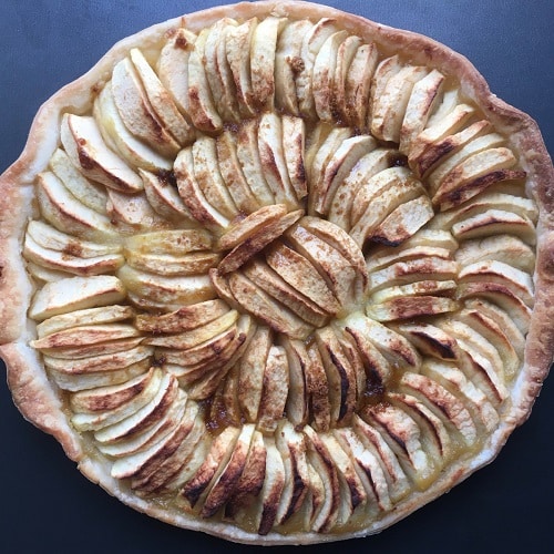 Gluten-free French apple dessert pie (vegan, AIP, paleo)