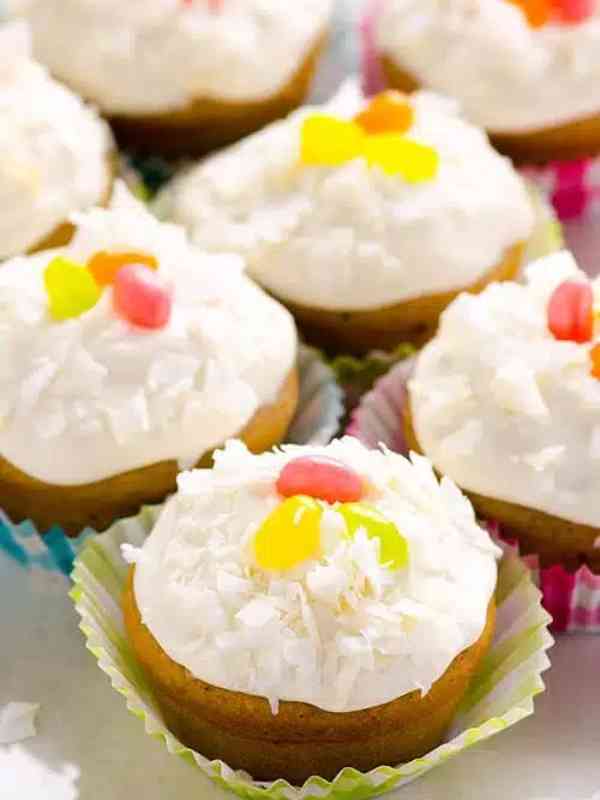 Healthy Vanilla Cupcakes