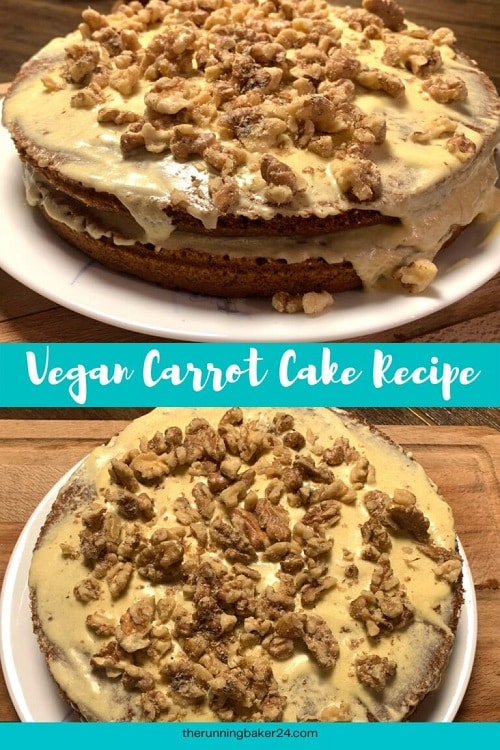 Easter Dessert Homemade Rustic Vegan Carrot Cake Recipe