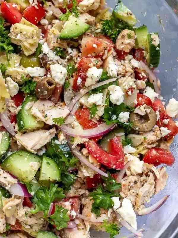 Mediterranean Tuna Salad – No Mayo