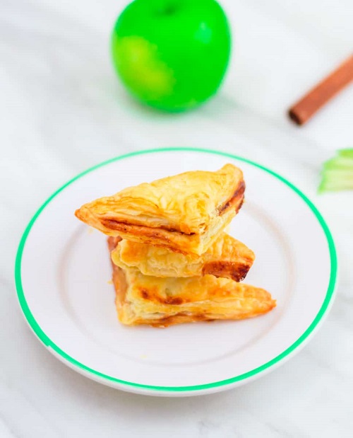 Mini Apple Turnovers With Puff Pastry