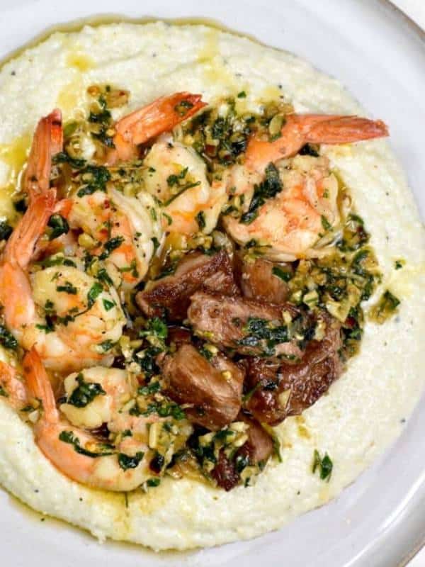 Surf and Turf Shrimp and Grits
