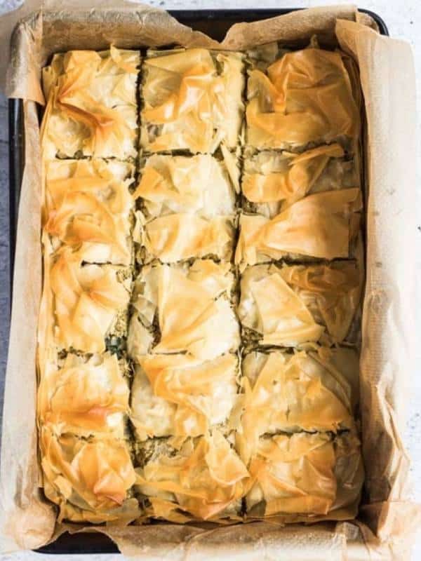 Vegan Spanakopita (Greek Spinach Pie)
