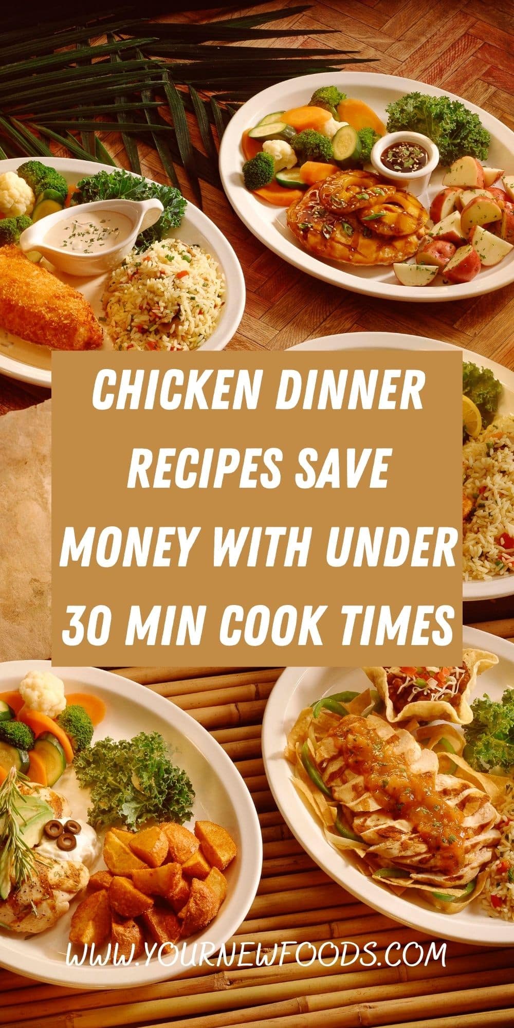 Delicious chicken dinner recipes under 30 min cook time