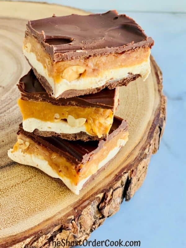 Homemade Snickers Bars