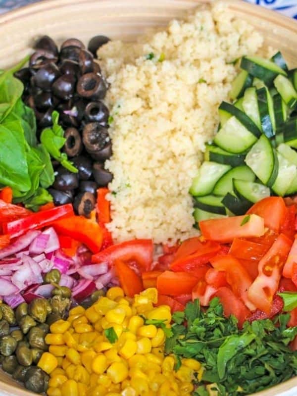 Simple Vegan Couscous Salad