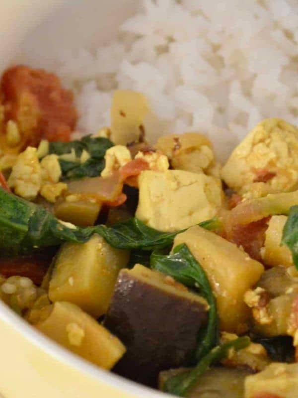 Tofu Eggplant Curry