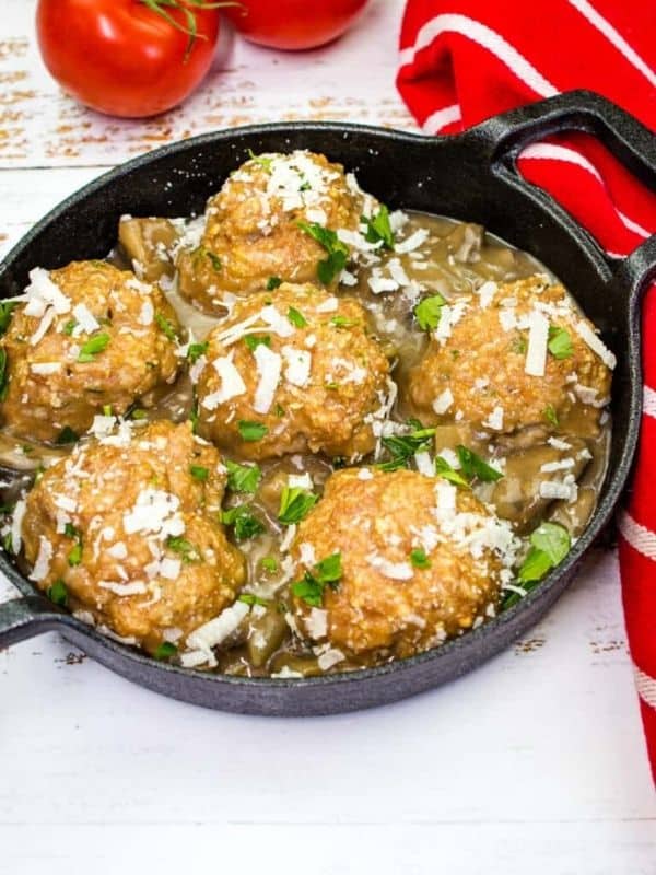 Chicken Marsala Meatballs