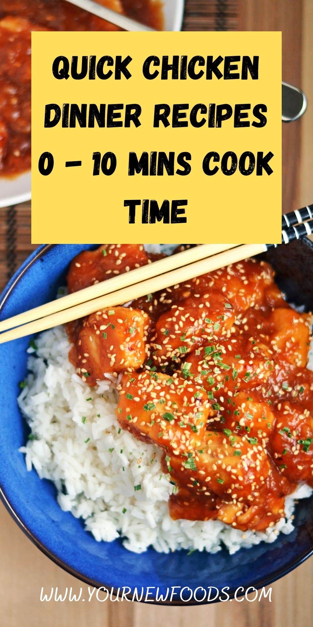 Quick Chicken Dinner Recipes 0 - 10 Mins Cook Time