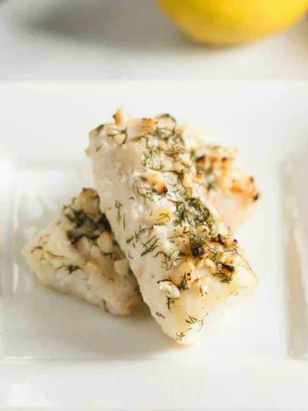 Air Fryer Cod with Lemon and Dill