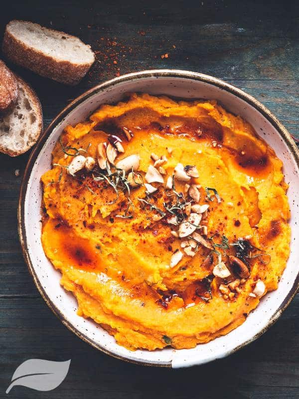 Butternut squash and goats cheese dip