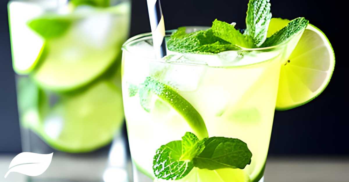 Minty Lime Mojito for holidays