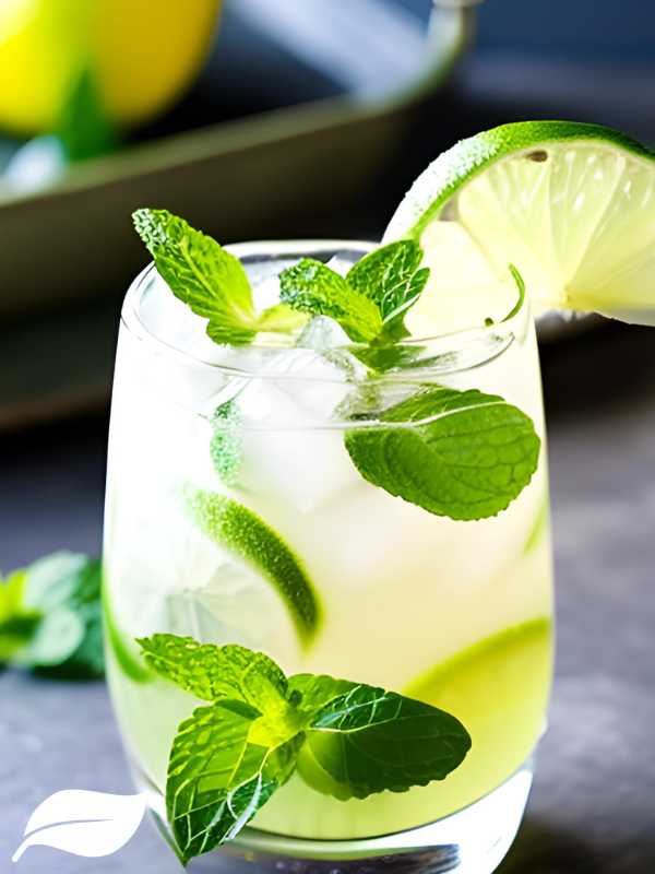 Minty Lime Mojito for holidays