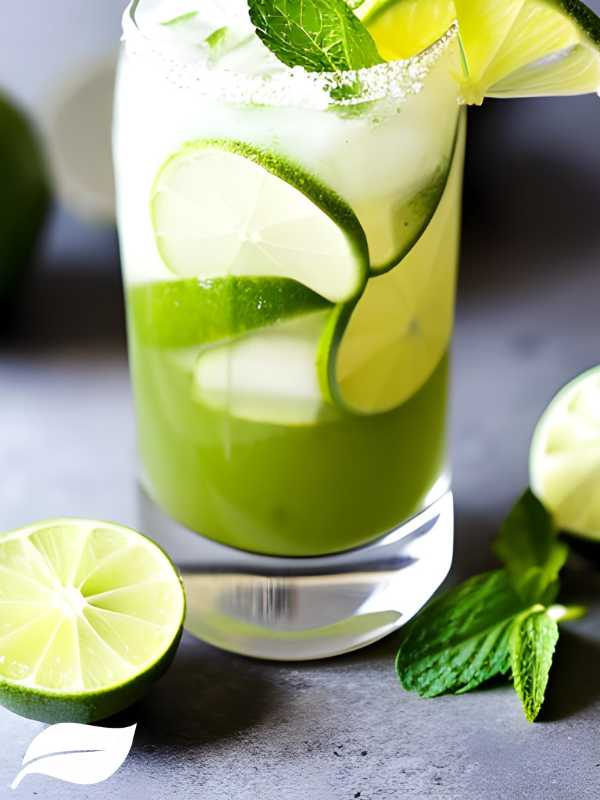 Minty Lime Mojito for parties