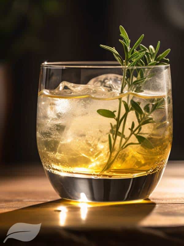 thyme and tequila twist cocktail