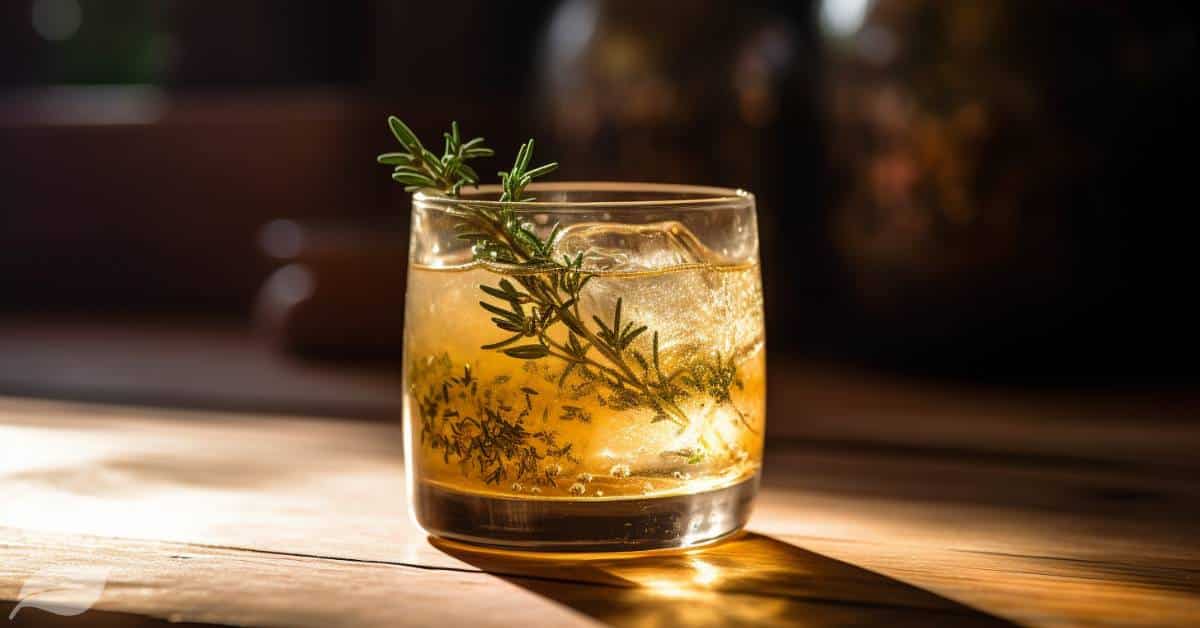 thyme tequila twist cocktail