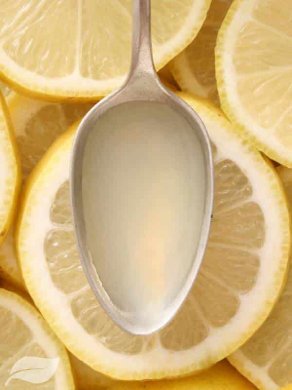 spoon of lemon juice