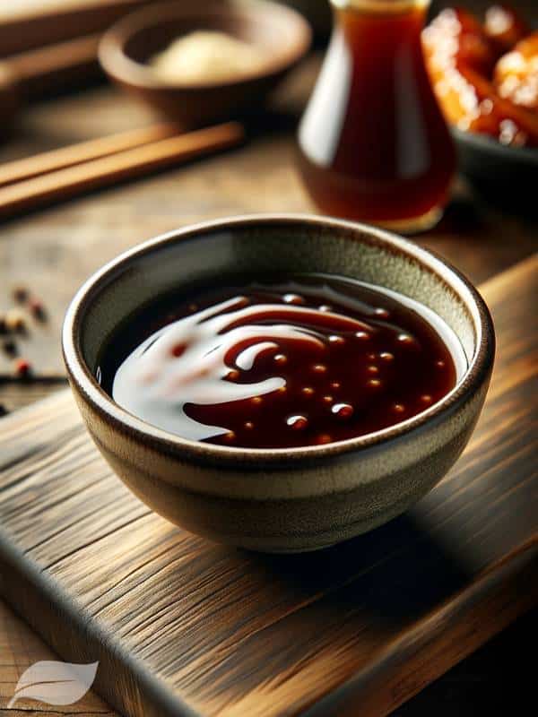 Teriyaki Sauce in a small bowl.