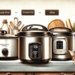comparing the Crock-Pot, Instant Pot Mini, and Elite Gourmet