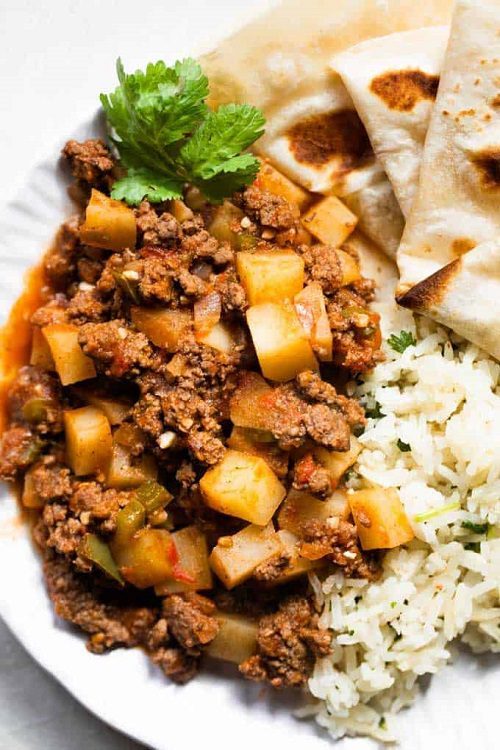 Beef dinner recipes Mexican Picadillo (Beef And Potato)