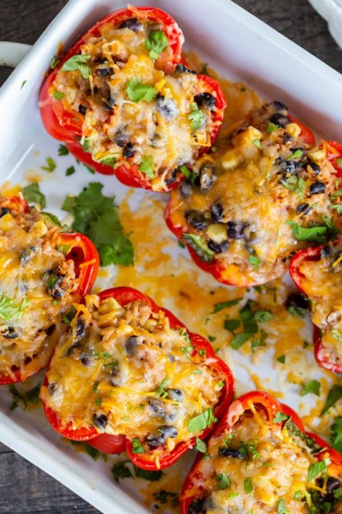 Healthy Mexican food Mexican Stuffed Bell Peppers Recipe